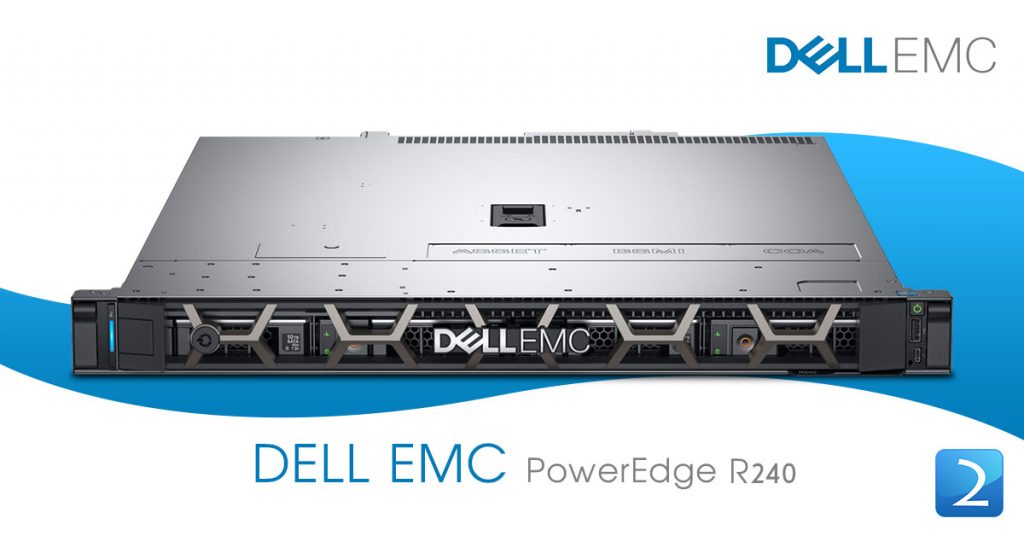 Dell PowerEdge R240 E-2124 8GB 2*1TB PERC H330 3Yr Basic Warranty