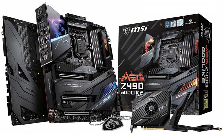 Nouvelles cartes mères Z490 MEG, MPG et MAG de MSI