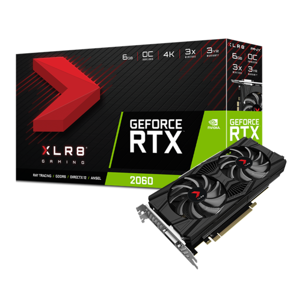 PNY GeForce RTX 2060 6GB XLR8 OC Face