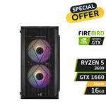 PC Gamer FIREBIRD F5 Ryzen 5 3600 16GB Nvidia GTX 1660 Super