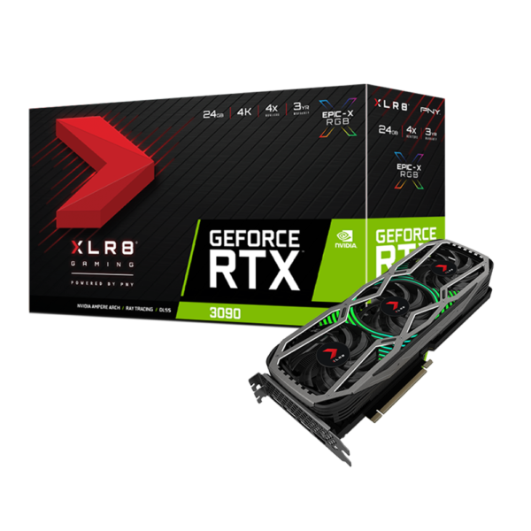 carte graphique PNY GeForce RTX 3090 24GB EPIC-X RGB FACE