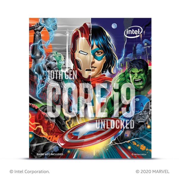 Processeur Intel Core i9-10850K , i9-10900K BOX Avengers Limited Edition FACE