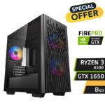 FIREPRO F4 RYZEN 3 4100 8GB GTX 1650 SSD 120Go 1To