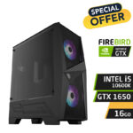 PC Gamer FIREBIRD-F10-I5-10600K-16Go-GTX-1650-SSD-120Go-1To