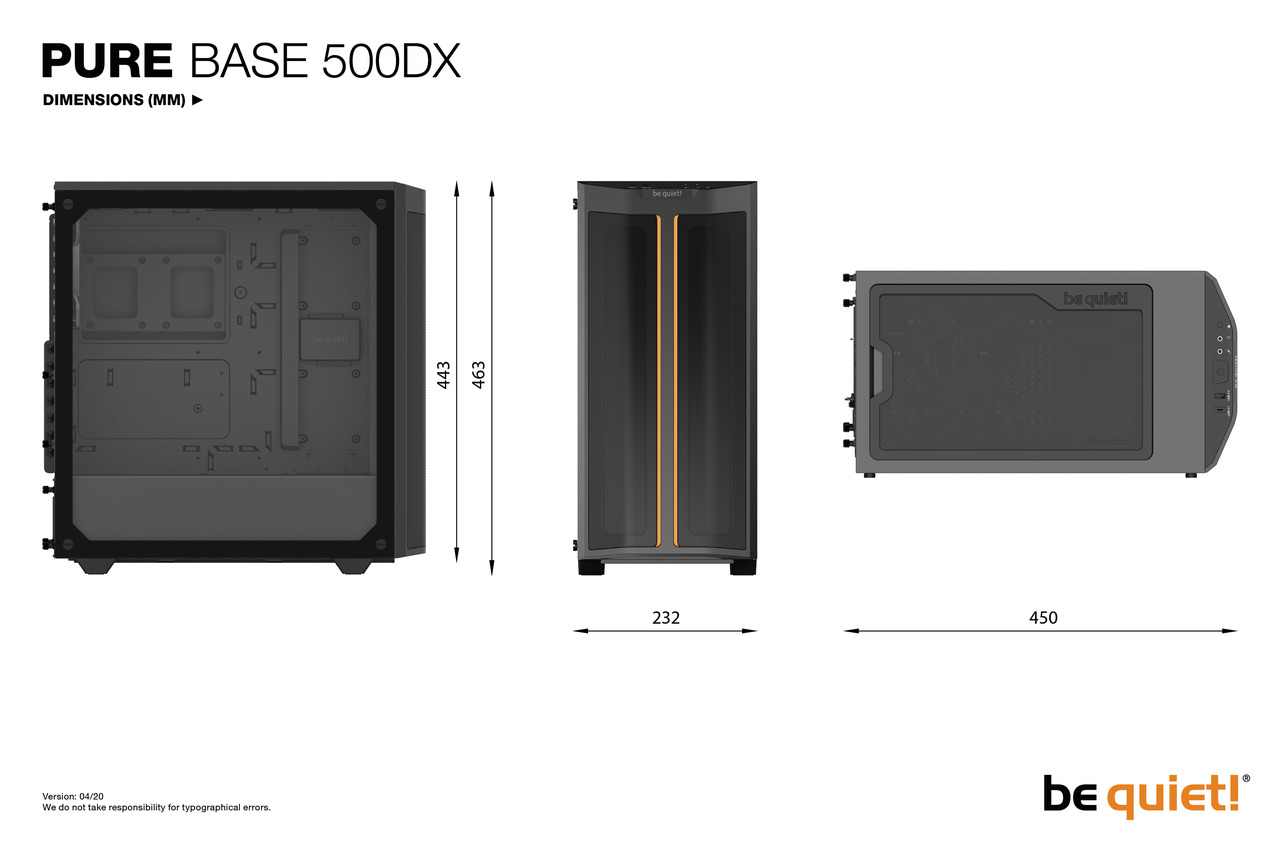 Be quiet! Pure Base 500DX (Noir)