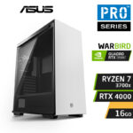 pro workstation WARBIRD PRO 3700X 16x4.6GHz 16Go RTX 4000