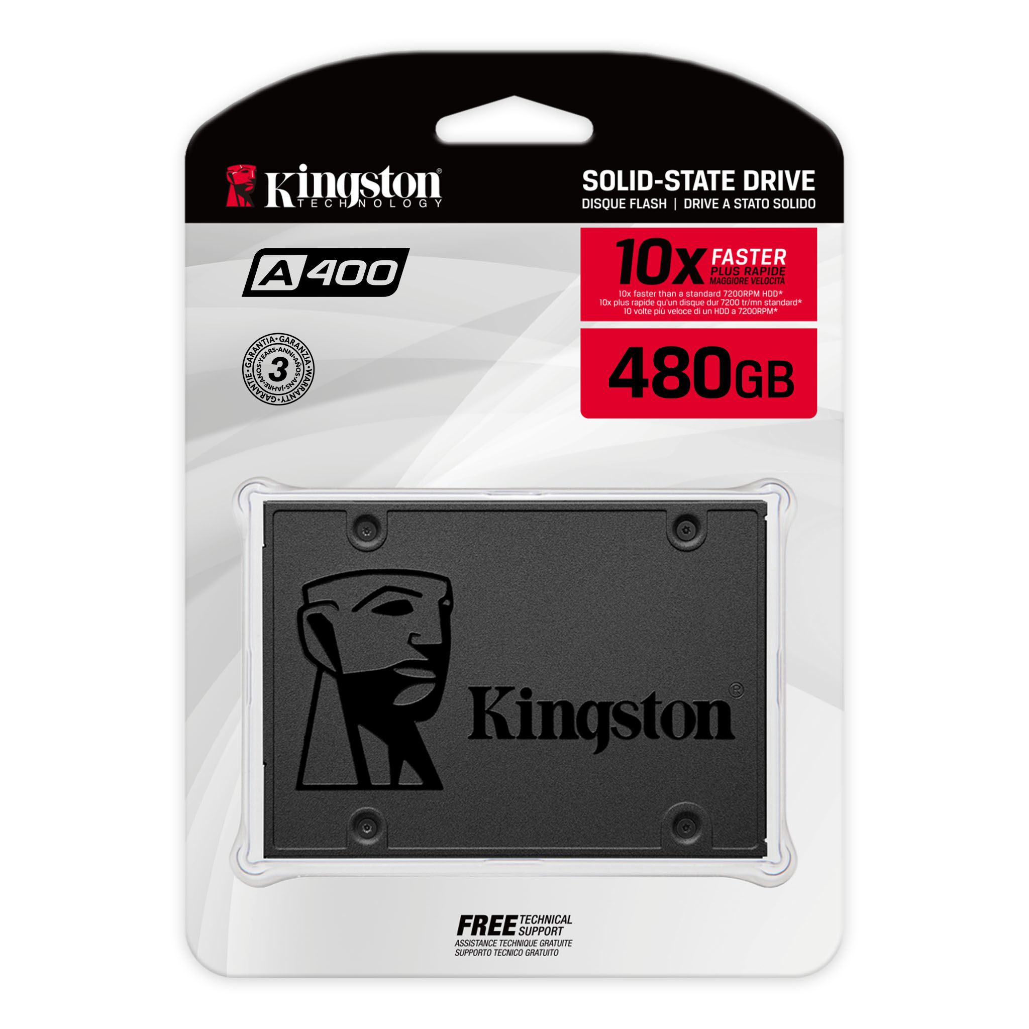 Kingston A400 480Go 2.5" SSD