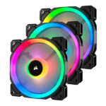 Corsair iCUE QL120 RGB (Pack 3) (Noir)