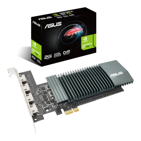 ASUS GeForce GT 710 2Go GDDR5 4 HDMI Multi-Moniteur au maroc