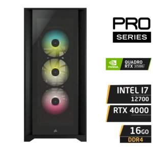 INTEL i7-12700 16Go Nvidia Quadro RTX 4000 8G