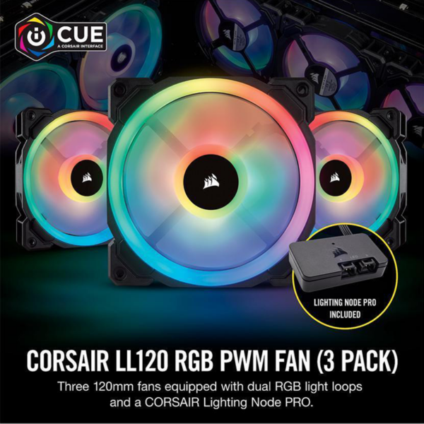 Corsair iCUE LL120 RGB bk