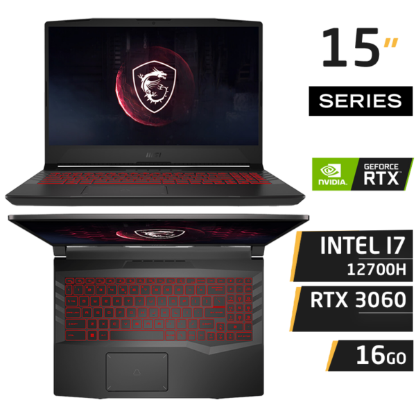 MSI Pulse GL66 12UEK i7-12700H 16GB 1TB Gen 4 RTX 3060 6GB Titanium Gray