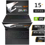 Gigabyte AORUS 15P XD i7-11800H 16GB 1TB Gen 4 RTX 3070 8GB