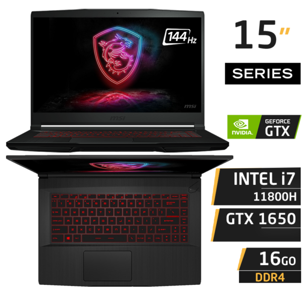 MSI GF63 11SC i7-11800H gTX 1650