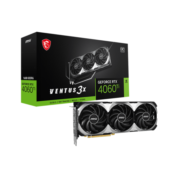 MSI GeForce RTX 4060Ti VENTUS 3X BLACK 16G OC