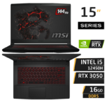 MSI GF63 12uc i5-12450H rtx 3050 16GB 512GB