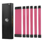 Le kit de câbles d’alimentation Asiahorse 18AWG 6Kit Color Pink est conçu pour apporter une touche de style et une meilleure gestion des câbles dans votre configuration PC. Grâce à sa conception en nylon tressé de haute qualité, ce kit allie flexibilité et durabilité, tout en offrant une esthétique unique avec ses câbles roses.