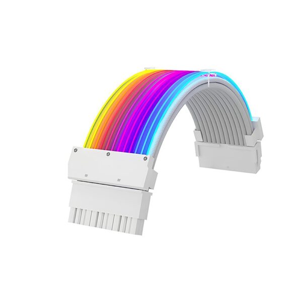 Câble Extension 24PIN RGB Striped White